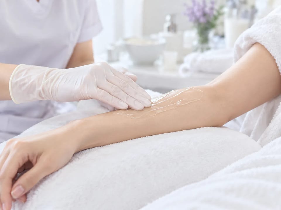 Laser hair removal, half arms