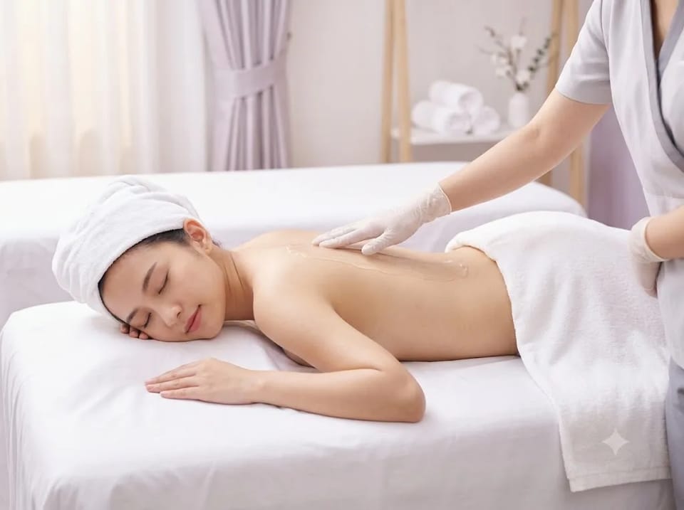 Laser hair removal, back