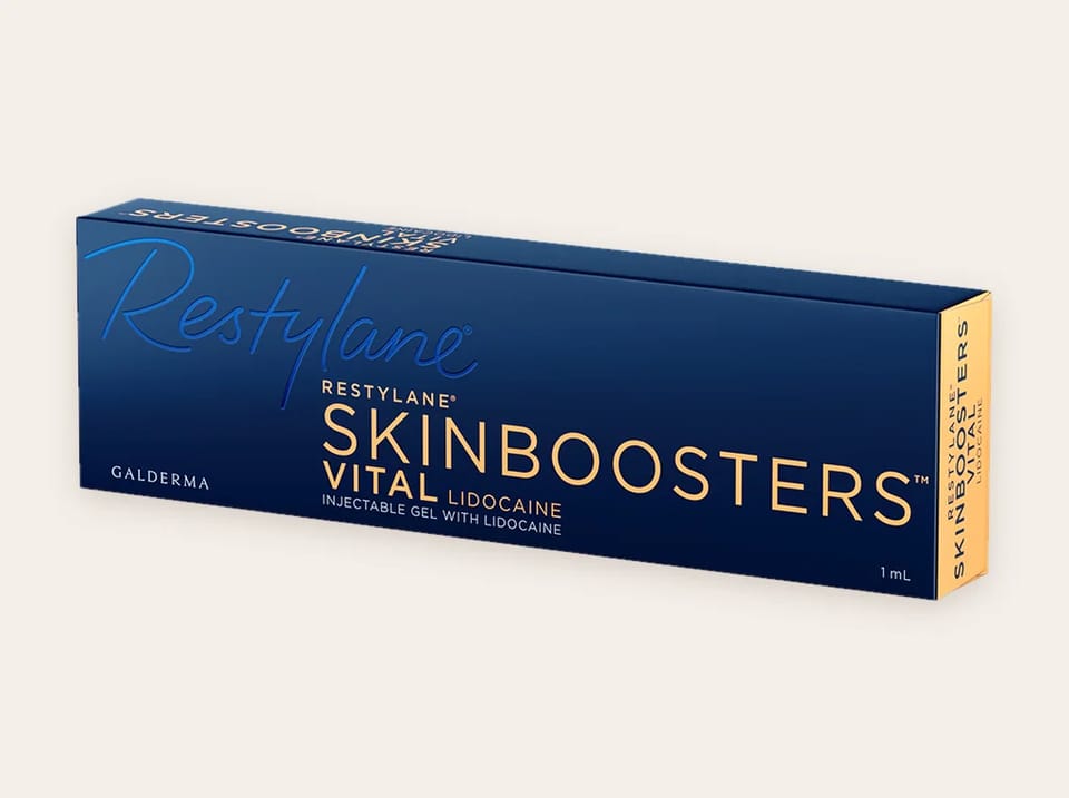 Restylane Skinboosters Vitalの製品パッケージ